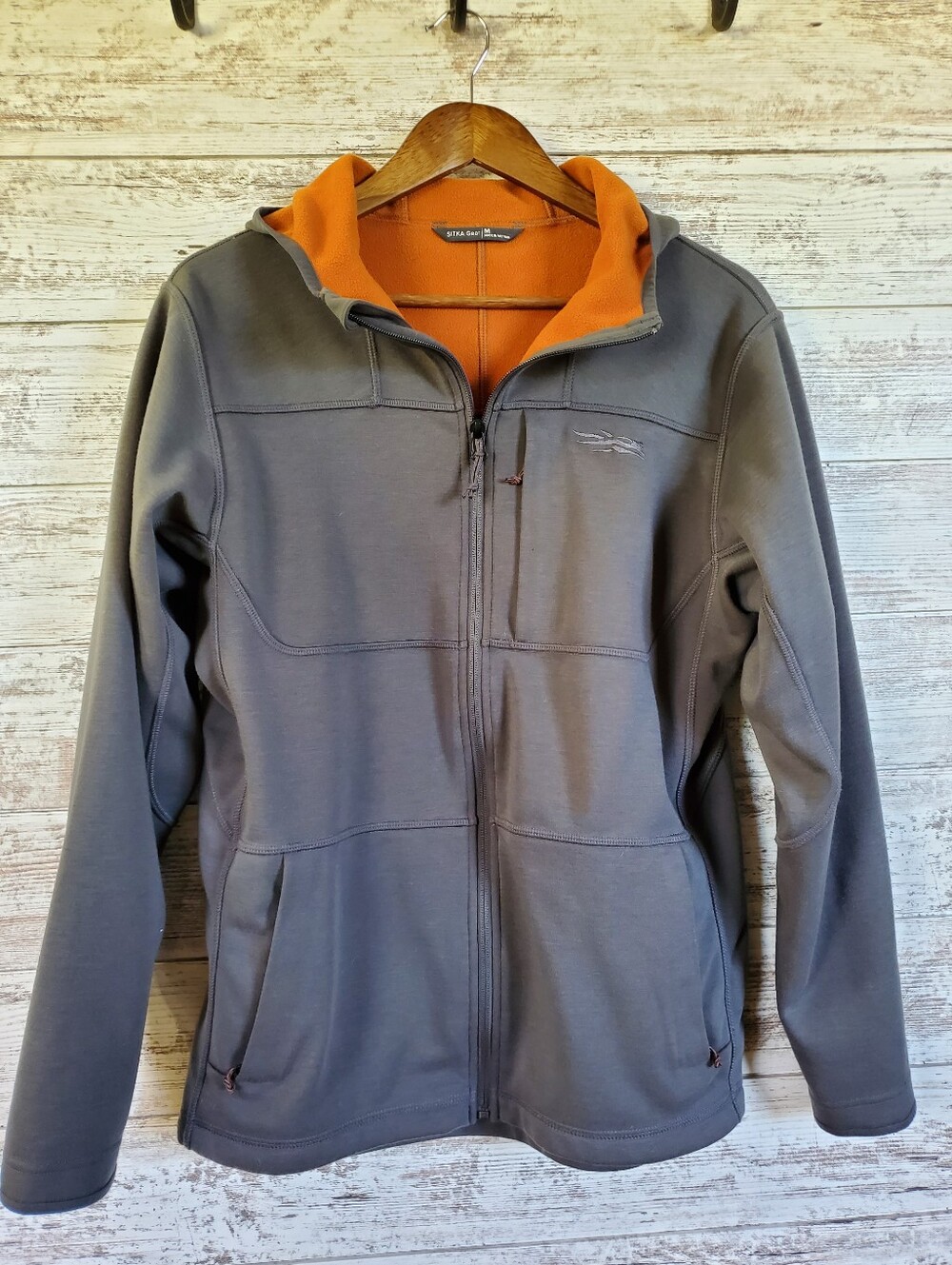 Sitka Gear Lead Gray Camp Hoody Fleece Jacket Bozeman Montana Unisex